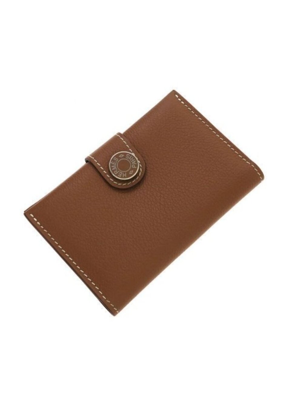 Hermes Card Case Gold